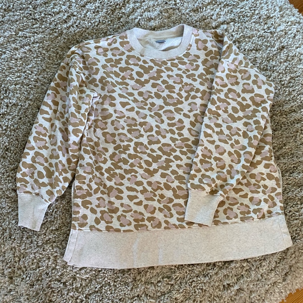 Aerie Leopard Print Sweatshirt